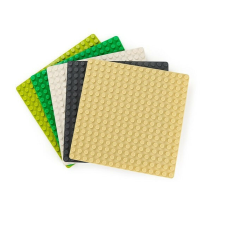 Wange ® 8802 | építőjáték alaplap nagy méretű kockákhoz | 16x16 bütyök - fehér barkácsolás, építés