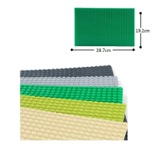 WANGE® 8809 | építőjáték alaplap | 24x36 bütyök sötétzöld/világosszürke/sötétszürke - sötétzöld barkácsolás, építés