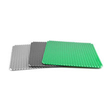 Wange ® 904 - DUPLO kompatibilis építőjáték alaplap nagy méretű kockákhoz - 24×24 bütyök - fehér építkezés