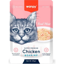 Wanpy CAT Retort pouch Chicken &amp; Shrimp 85 g macskaeledel