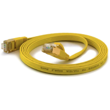 WANTEC Patchkabel FTP  CAT6      q=1,6x6,5mm    0,25m gelb (7059) kábel és adapter