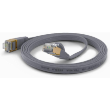 WANTEC Patchkabel FTP  CAT6      q=1,6x6,5mm    0,25m grau (7073) kábel és adapter