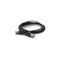 WANTEC Patchkabel UTP  CAT6a           d=2,8mm  0,10m schwar (7309) kábel és adapter