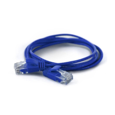 WANTEC Patchkabel UTP  CAT6a           d=2,8mm  0,25m blau (7241) kábel és adapter