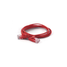 WANTEC Patchkabel UTP  CAT6a           d=2,8mm  0,25m rot (7269) kábel és adapter