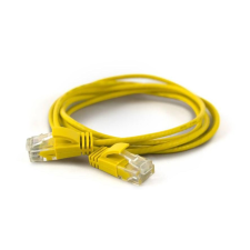 WANTEC Patchkabel UTP  CAT6a           d=2,8mm  0,50m gelb (7284) kábel és adapter