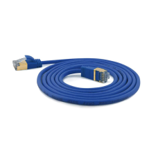 WANTEC SSTP CAT7 Patch kábel 20m - Kék kábel és adapter