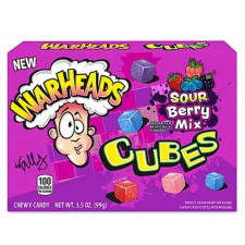  Warheads Sour Cubes Berry Mix - savanyú kocka rágós gumicukor 99g csokoládé és édesség