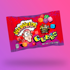 Warheads Sour Cubes savanyú kocka rágós gumicukor 56g csokoládé és édesség