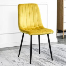  Warsaw velvet étkezőszék-Mustár bútor