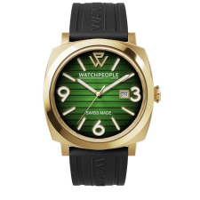 WATCHPEOPLE WP2 - Fekete, zöld, arany, férfi karóra - 45 mm - (700988) karóra