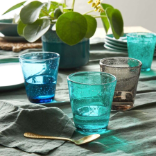 WATER COLOUR pohár türkiz, 290ml üdítős pohár