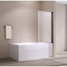 Water Fun Evora || Black 6mm, 80x140 cm kádparaván fürdőszoba kiegészítő