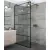 Water Fun Walk-in || Black zuhanyfal 50, 200cm, 8mm, NANO