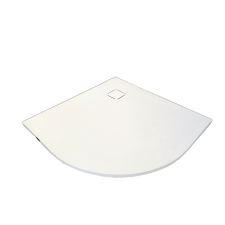 WaterFun Cagliari White 90x90x2,6 cm íves, SMC zuhanytálca kád, zuhanykabin