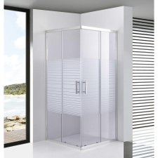WaterFun Toulon White zuhanykabin 80*80 190cm, 6mm kád, zuhanykabin