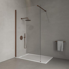 WaterFun Walk-in Rose GOLD zuhanyfal 100, 200cm, 8mm kád, zuhanykabin