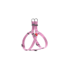 WAU DOG WAUDOG Re-Cotton Harness - hám újrahasznosított pamutból (QR kódos, fényvisszaverő csíkkal, pink) kutyák részére (50-80cm/20mm)