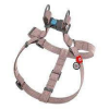WAU DOG WAUDOG Re-Cotton Harness (S) - hám újrahasznosított pamutból (QR kódos, fényvisszaverő csíkkal, barna) kutyák részére (40-55cm/15mm)