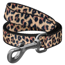  WAUDOG textil kutya póráz Leopard 120cm nyakörv, póráz, hám kutyáknak