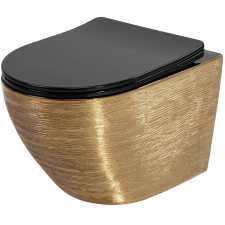 WC csésze Carlo Flat Brush Gold szaniter