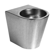  Wc Sanela rozsdamentes acélból matt felülettel hátsó kifolyással SLWN05 szaniter