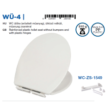  WC ÜLŐKE, ERŐSÍTETT MŰANYAG WÜ-4 (WC ÜLŐKE, ERŐSÍTETT MŰANYAG WÜ-4) takarító és háztartási eszköz