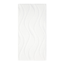 Webba Fürdőszoba / konyhai csempe White Waves fényes, 25 x 50 cm csempe