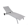 Webba Napozóágy, Tavira, szürke, 193 x 61 x 30 / 92,5 cm