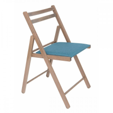 Webba Összecsukható konyhai / nappali szék, kárpitozott, Igor II szarvasgomba + kék szövet bútor