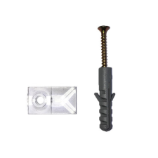 Webba TÜKÖRLESZORÍTÓ MŰANYAG TRANSZPARENS 4 db/csomag fürdőszoba kiegészítő