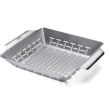 Weber Deluxe grill kosár, szögletes kerti sütés és főzés
