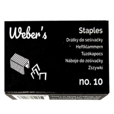 Weber's Tűzőkapocs WEBER`S No.10 1000db/dob gemkapocs, tűzőkapocs