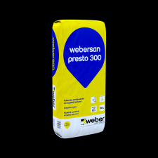 Weber WEBERSAN PRESTO 300 FALSZÁRÍTÓ SIMÍTÓVAKOLAT 30KG/ZSÁK, FEHÉR vékony- és nemesvakolat