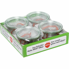 WECK 121002 Sturz befőttes üveg 4 darabos készlet 0,25L (121002) papírárú, csomagoló és tárolóeszköz