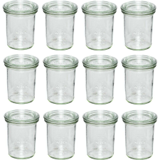 WECK 121162 Befőttes üveg 12 darabos készlet 160ml papírárú, csomagoló és tárolóeszköz