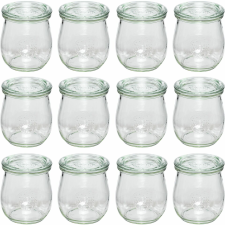 WECK 121298 Tulipán formájú üveg tároló 12 darabos készlet 220ml (121298) papírárú, csomagoló és tárolóeszköz