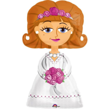 Wedding, Esküvő AirWalker sétáló fólia lufi 122 cm party kellék