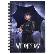 Wednesday témájú A5-ös jegyzetfüzet - 3D effekttel füzet