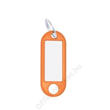 WEDO Kulcscímke, 10 db, WEDO narancs (UW011) biztonságtechnikai eszköz