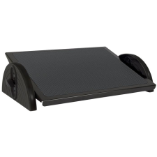WEDO Lábtámasz, fém, wedo "relax steel", fekete 2755001 irodai lábtartó
