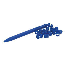 WEDO Letter Pen Puzzle Nyomógombos zseléstoll kirakóval - Kék (2 darabos) toll