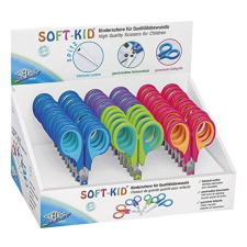 WEDO Olló iskolai WEDO Soft-Kid gumifogós hegyes 11,5cm olló