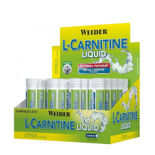 Weider L-Carnitine Liquid - Folyékony L-karnitin (20 x 25ml, Citrus) vitamin és táplálékkiegészítő