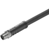 Weidmüller 2706680300 Érzékelő-/működtető összekötő, konfekcionált M12 Dugó, egyenes 3.00 m Pólusszám: 3 1 db (2706680300)