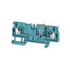 Weidmüller Interface GmbH &amp; Co. KG Mérő-bontó sorkapocs ADT 2.5 2C BL (0,14-2,5mm2), TS35/Wemid, 500V/20A, kék 1989810000 Weidmüller