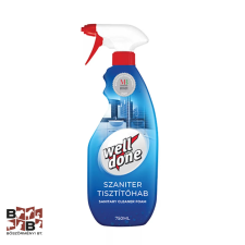 Well Done Enyhe vízkőoldó hatású szanitertisztító hab 750 ml tisztító- és takarítószer, higiénia