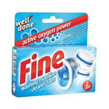WELL DONE Fine mosógéptisztító tabletta 2x40g tisztító- és takarítószer, higiénia