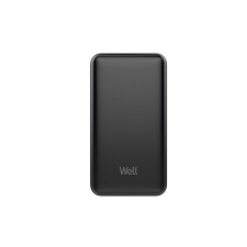 WELL Power Bank 10000mAh fekete (PBANK-HERCULES100BK-WL) power bank