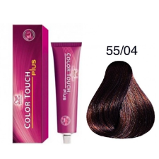 Wella Professionals Color Touch Plus intenzív hajszínező 55/04 hajfesték, színező